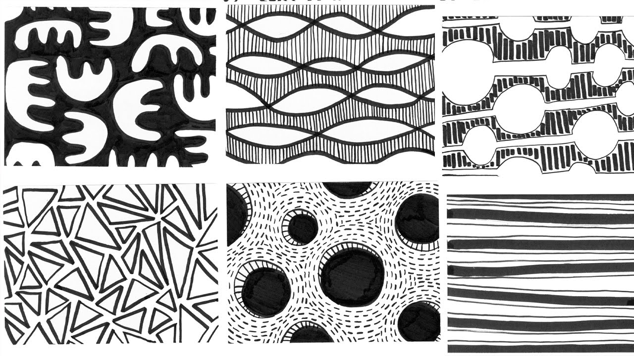 Patterning Bold Black White Backgrounds Easy DIY Card Project YouTube