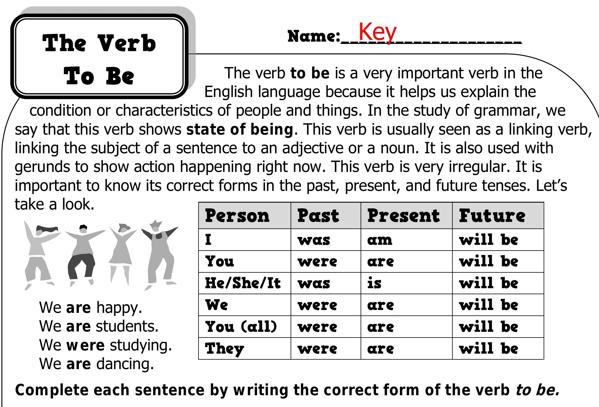 PDF The Verb To Be