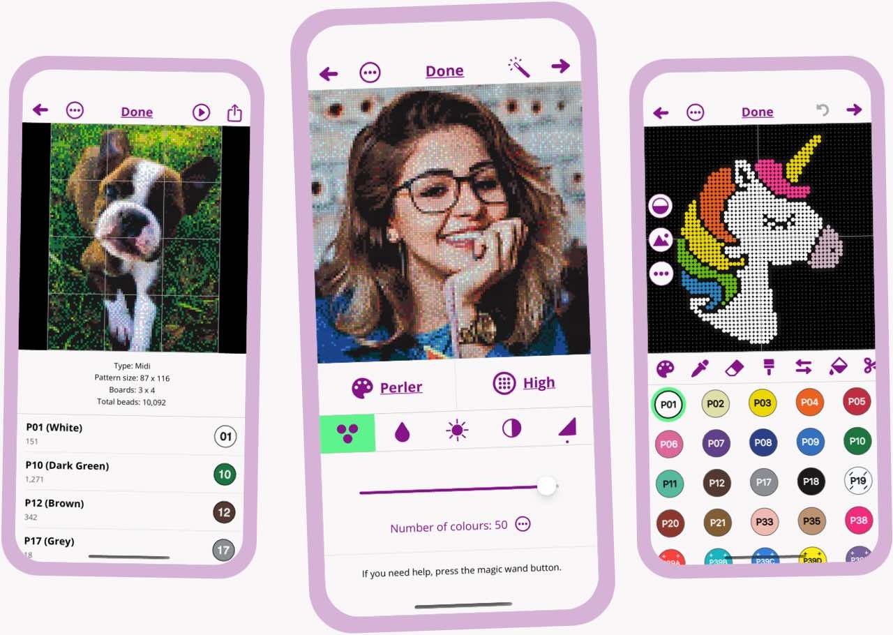 Perlypop The Best Fuse Bead Pattern Maker App Bring Your Ideas To Life