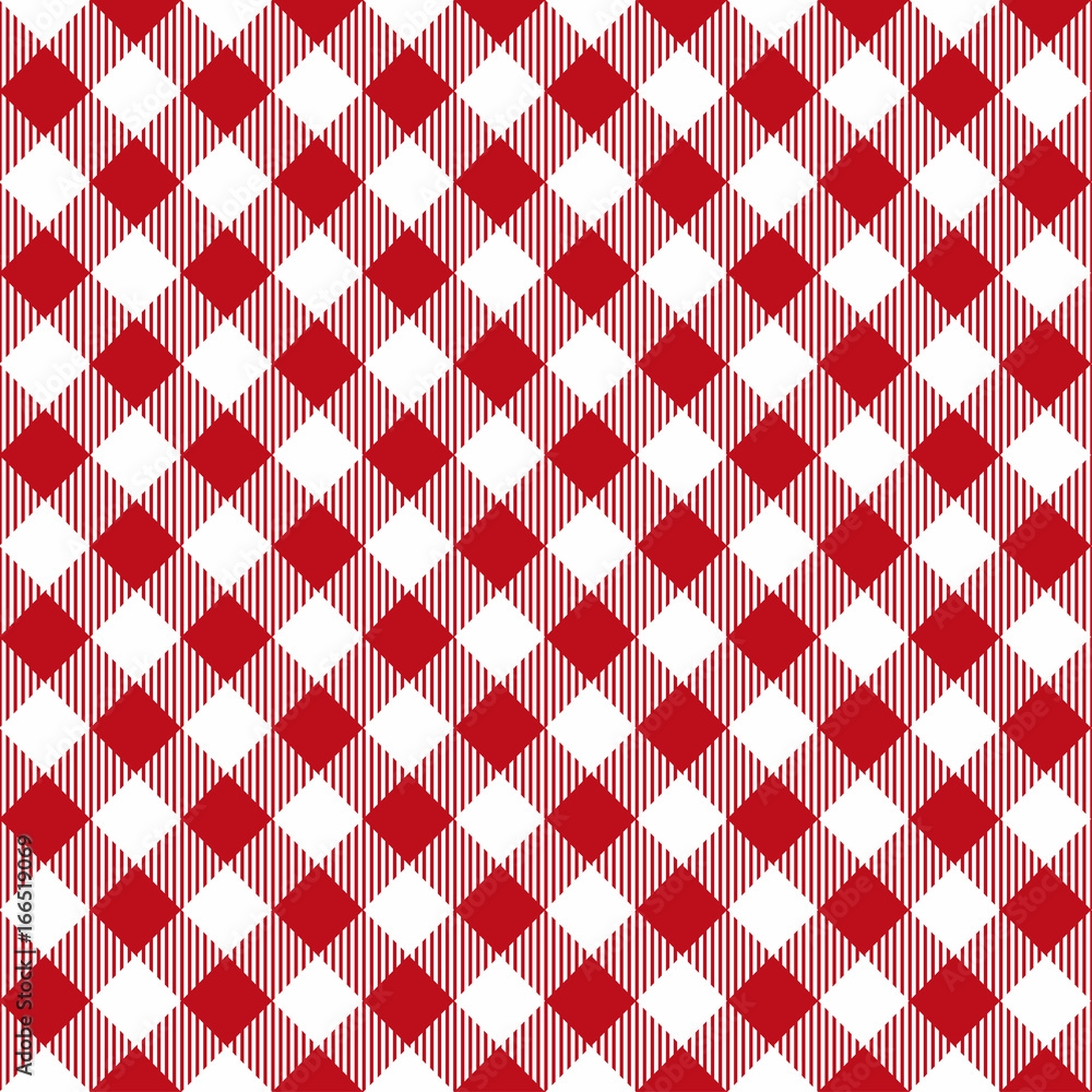 Picnic Table Cloth Seamless Pattern Red Picnic Plaid Texture Stock Vector Adobe Stock