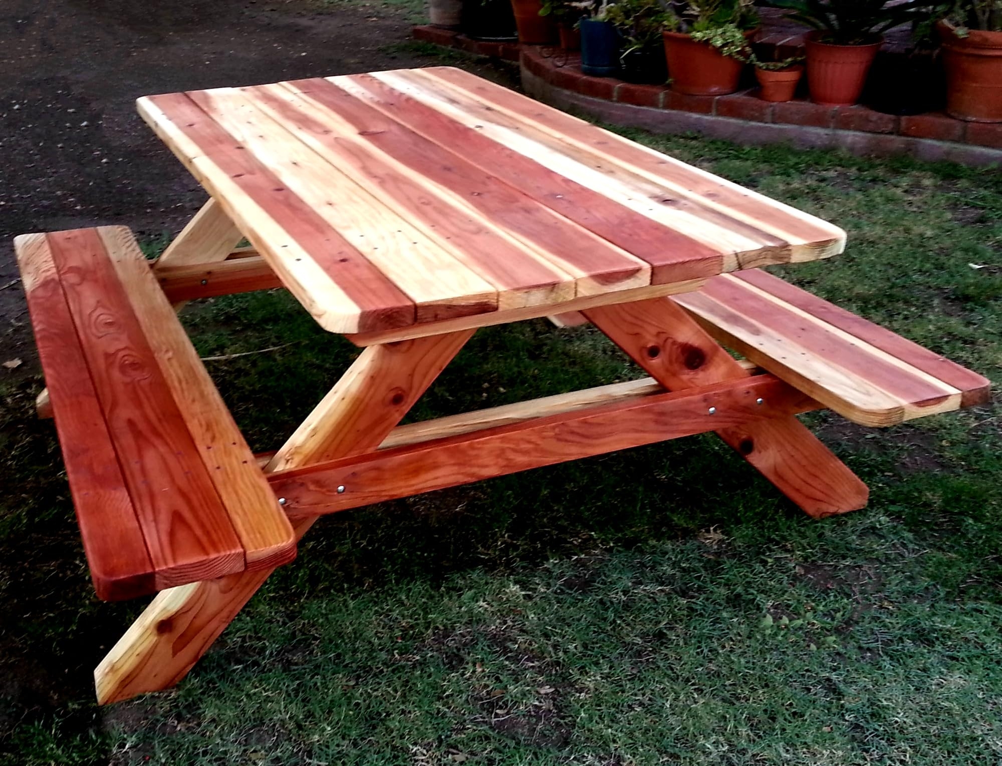 Picnic Table How to Book Paper Pattern Plan To DIY And Easily Build 7 Family Sized With Attached Bench Seats Home And Garden Products Amazon Picnic Table How to Book Paper Pattern Plan To DIY And Easily Build 7 Family Sized With Attached Bench Seats Home And Garden Products Amazon