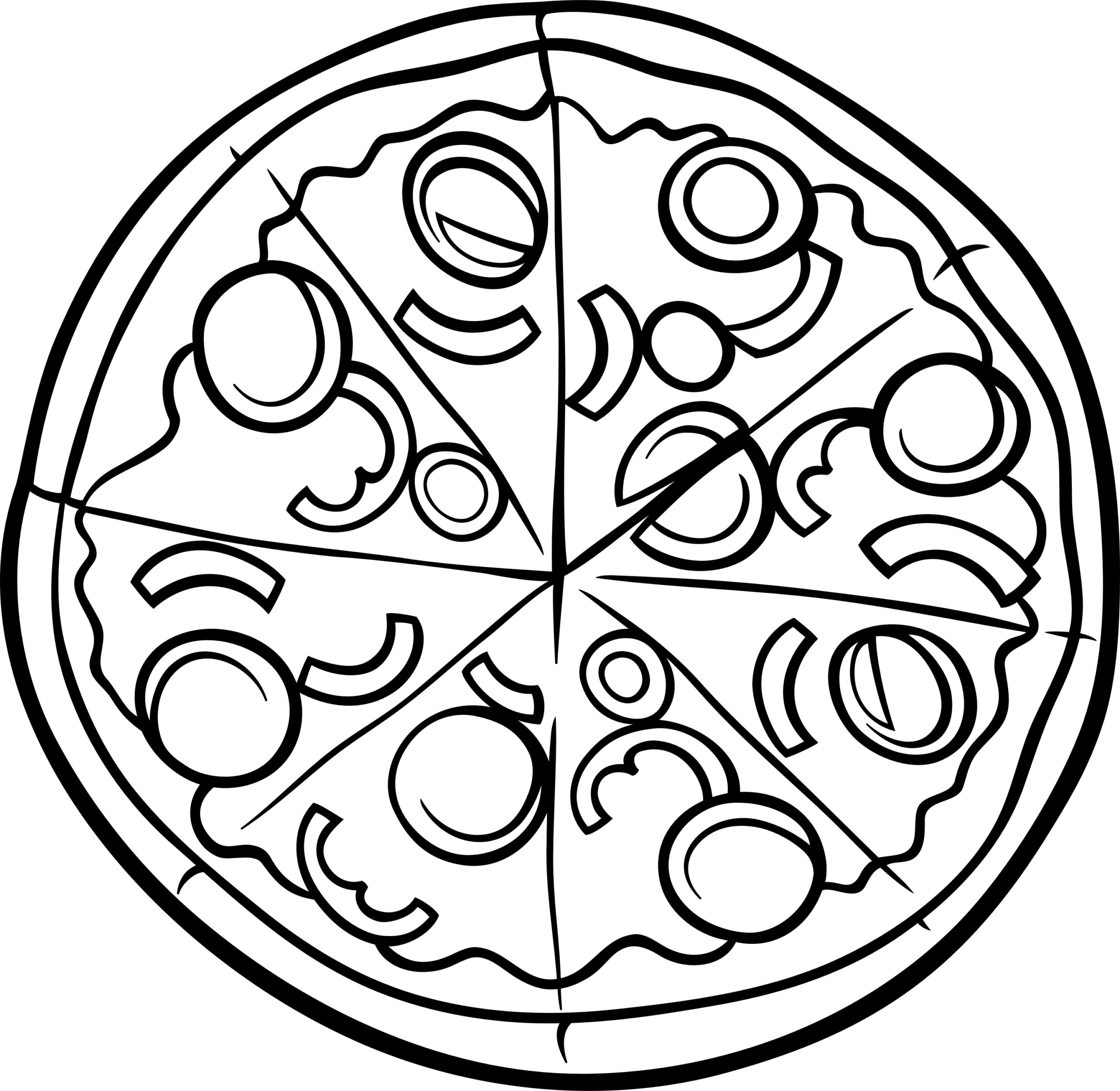 Pizza Coloring Page Printable Worksheets Library Pizza Coloring Page Printable Worksheets Library