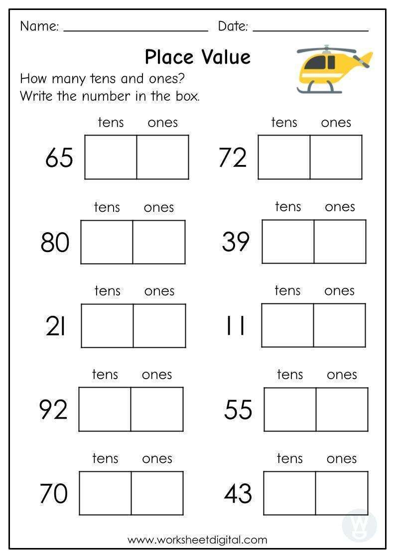 Place Value How Many Tens And Ones Worksheet Digital Worksheets Library Place Value How Many Tens And Ones Worksheet Digital Worksheets Library