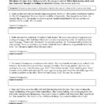 Point Of View Worksheet 5 Reading Activity
