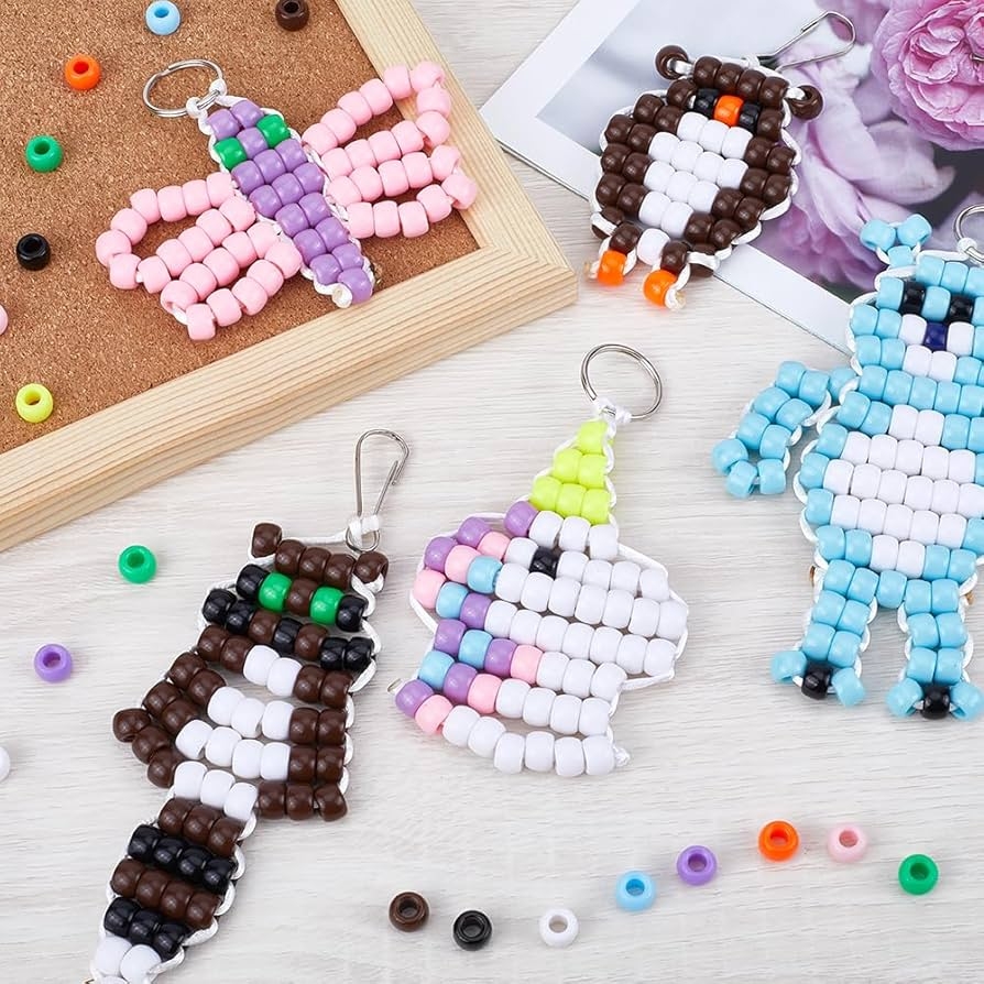 Pony Bead Bead Keychain Patterns Easy Pony Bead Keychain Patterns Diy Bead Keychain Ideas New Arrivals