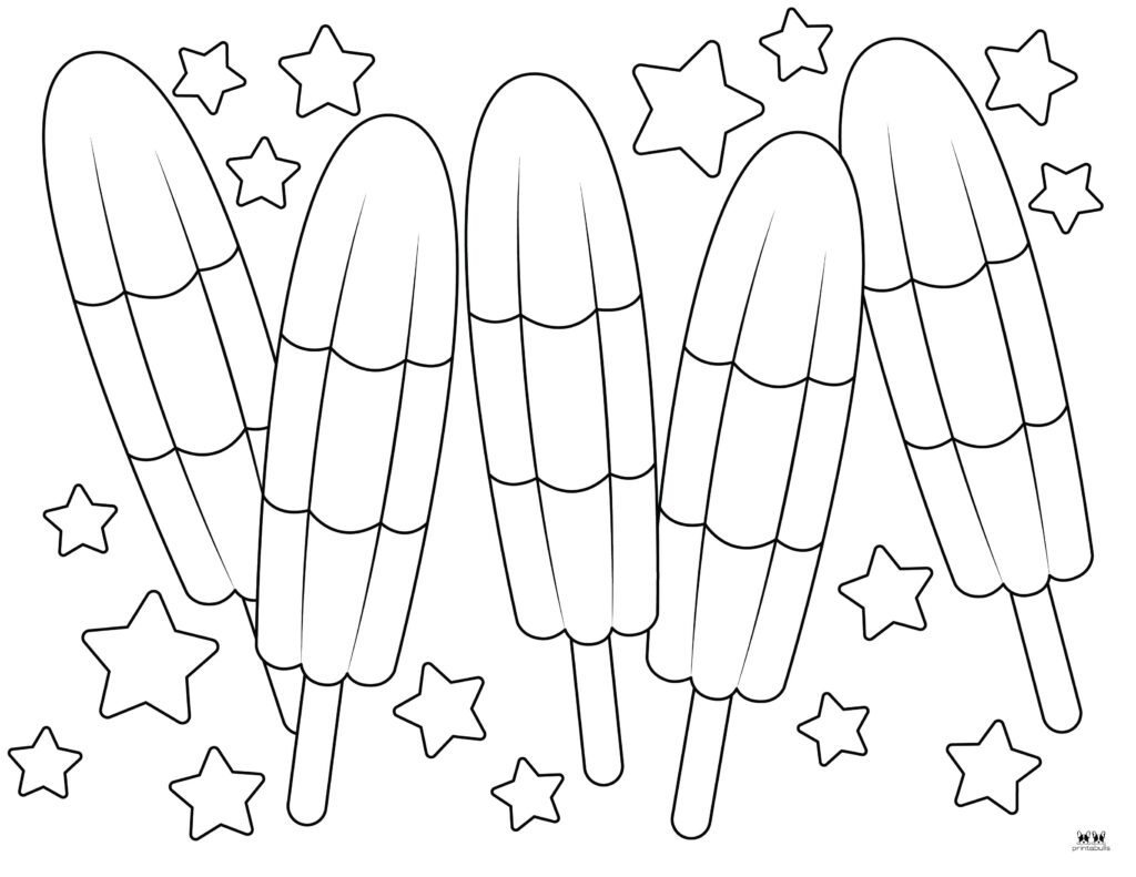 Popsicle Coloring Pages 25 FREE Printables Printabulls