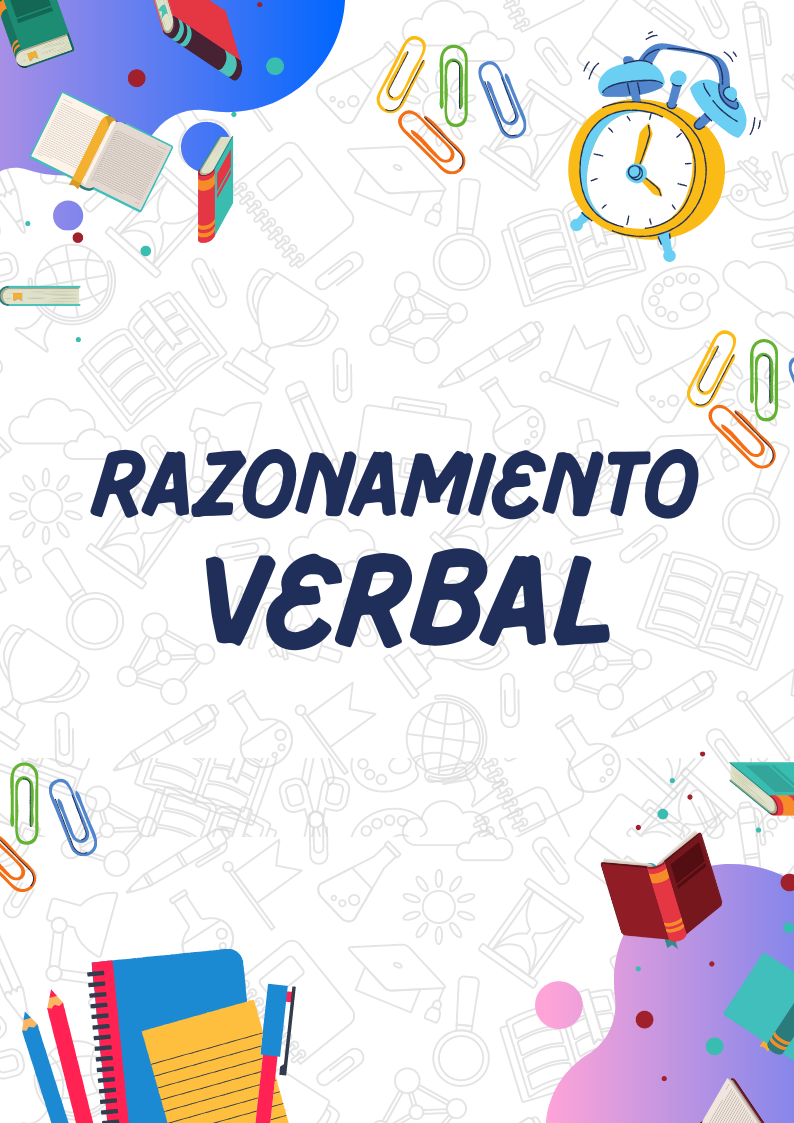  Portadas De Razonamiento Verbal 2025 