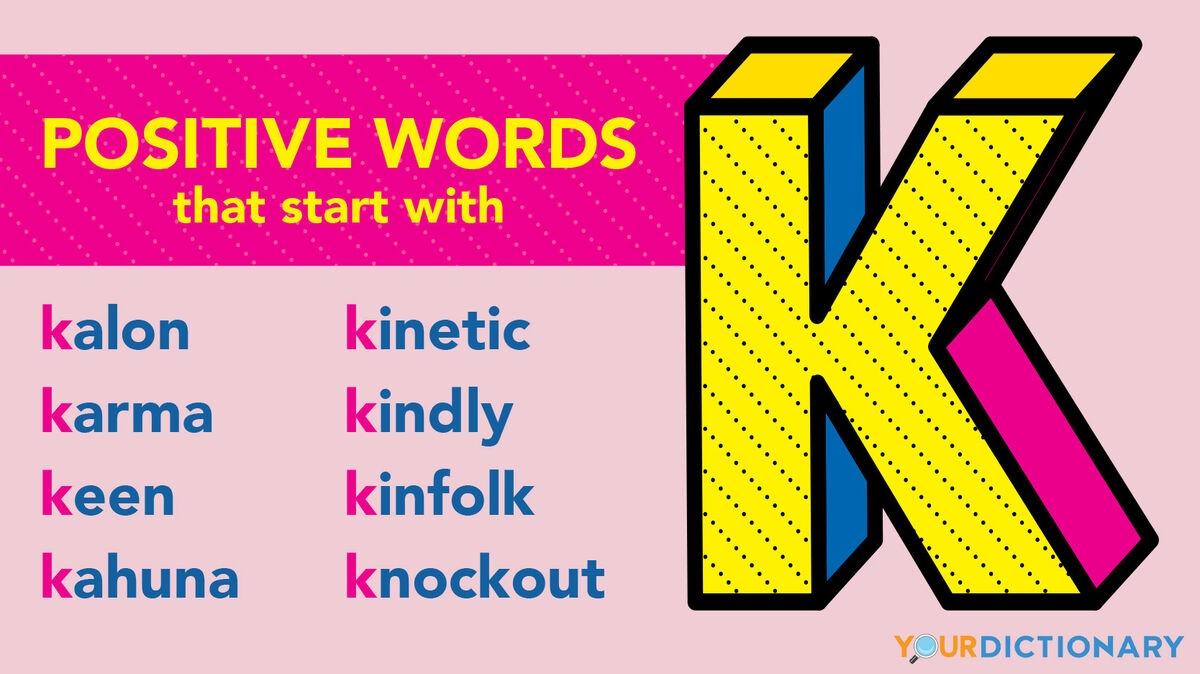 Positive Words That Start With K YourDictionary