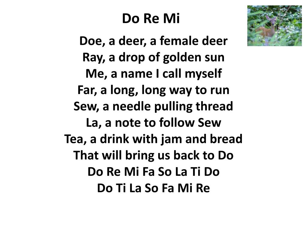 PPT Do Re Mi PowerPoint Presentation Free Download ID 6245956 PPT Do Re Mi PowerPoint Presentation Free Download ID 6245956