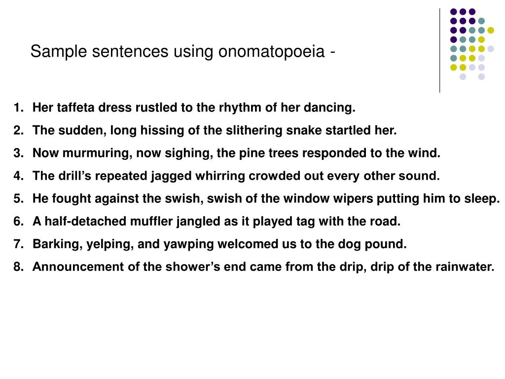 PPT Onomatopoeia PowerPoint Presentation Free Download ID 2315369 Worksheets Library