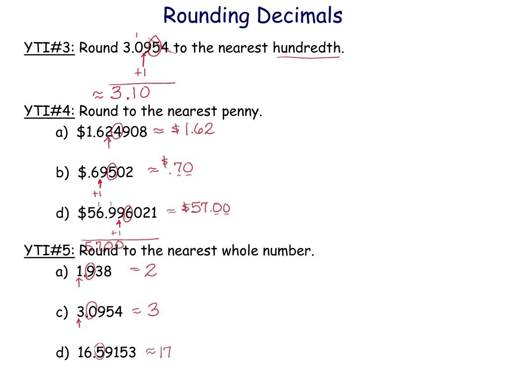 round to the nearest penny