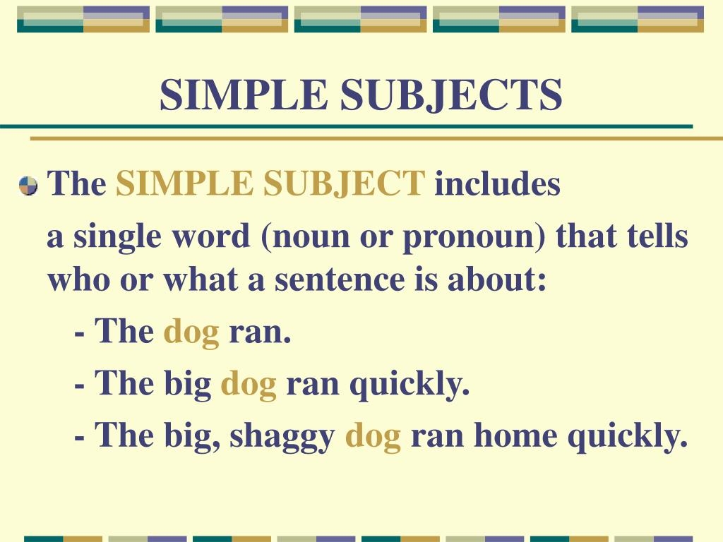 PPT Subjects And Predicates PowerPoint Presentation Free Download ID 6314560 PPT Subjects And Predicates PowerPoint Presentation Free Download ID 6314560