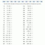 Practice Negative Number And Addition And Subtraction Worksheet Worksheets Library