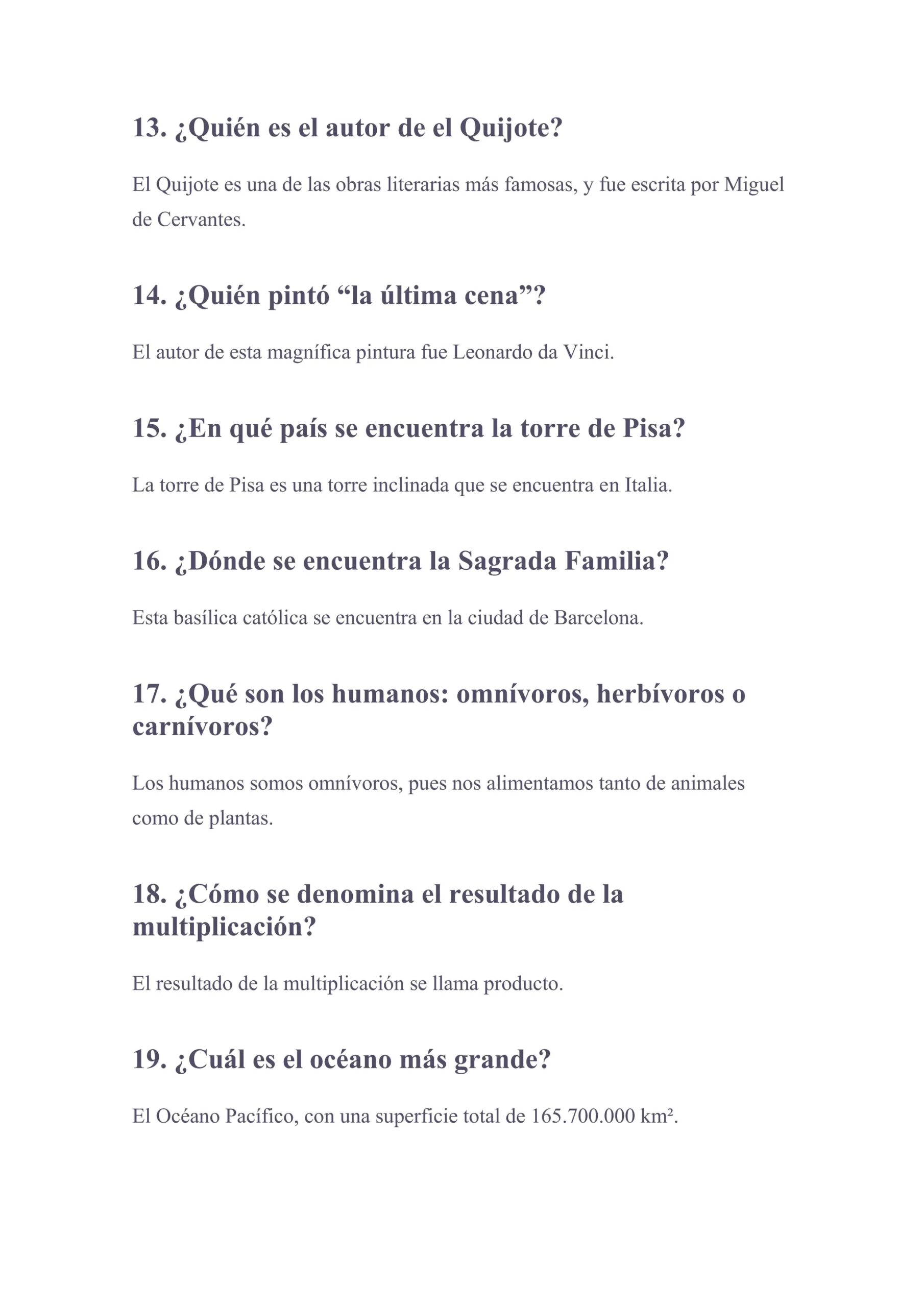 preguntas de cultura general