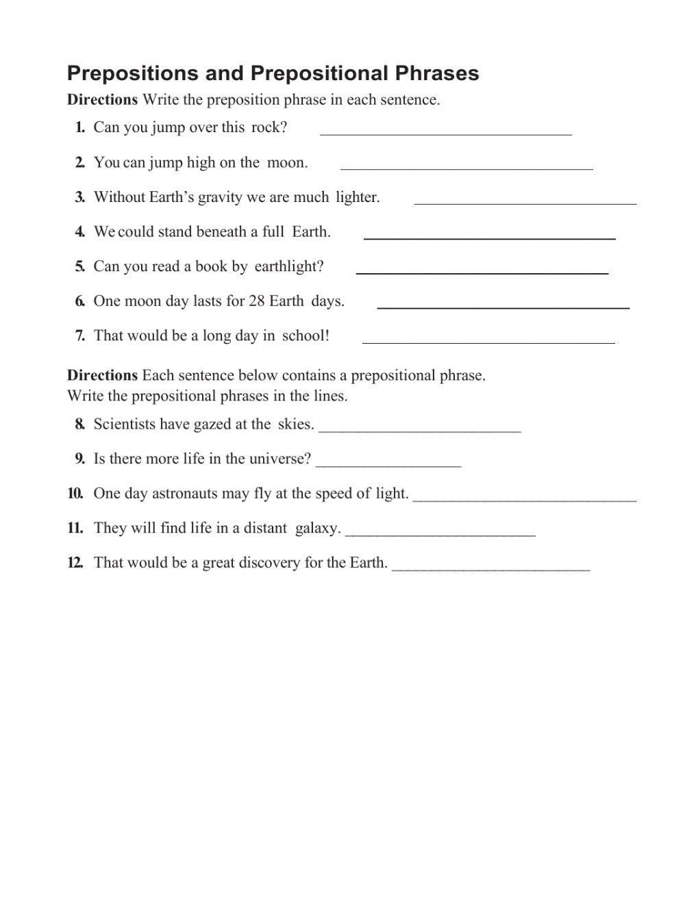 Prepositions And Prepositional Phrases Worksheet Live Worksheets Worksheets Library Prepositions And Prepositional Phrases Worksheet Live Worksheets Worksheets Library