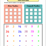 Prime Composite Numbers Worksheets Free Customizable