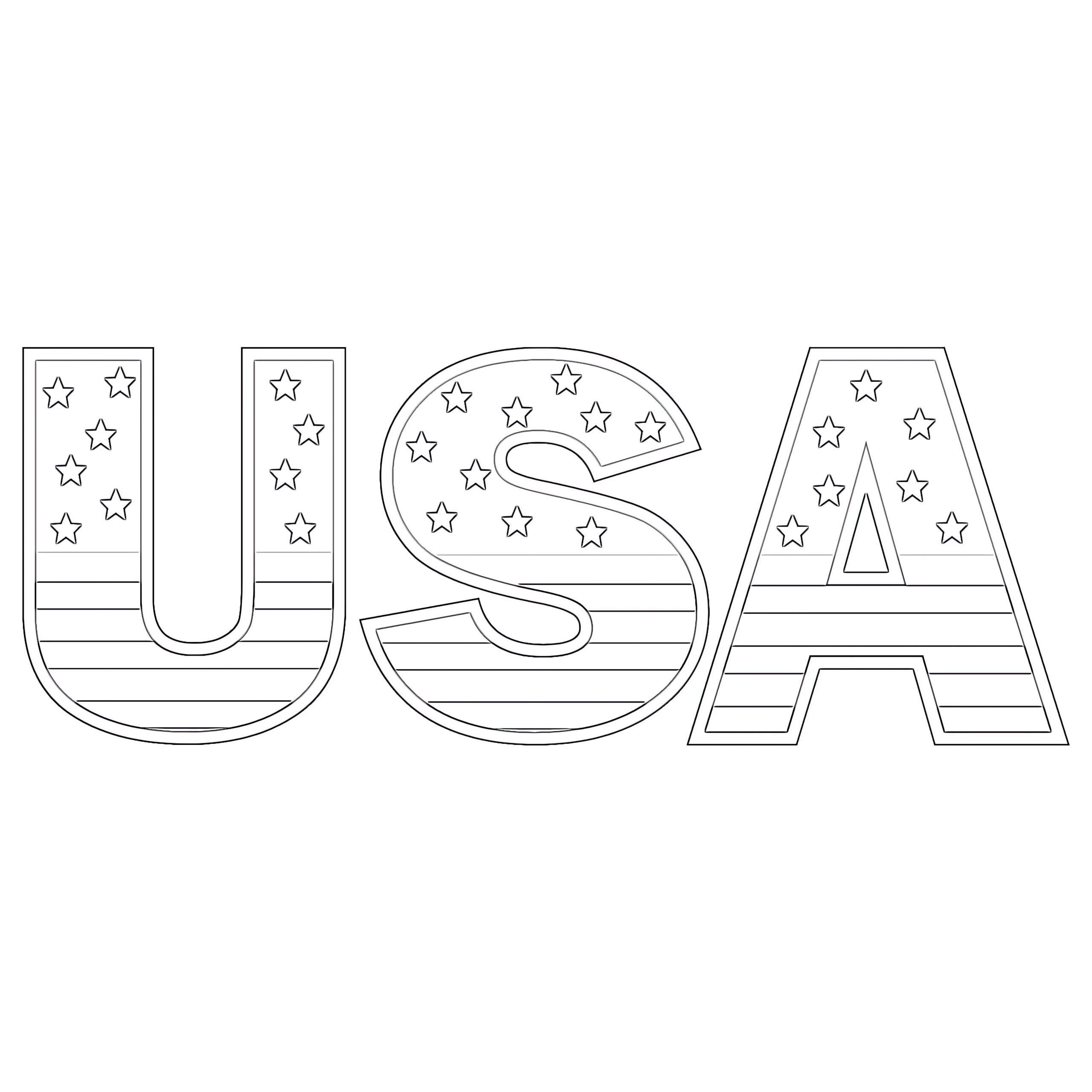 flag usa coloring page flag usa coloring page