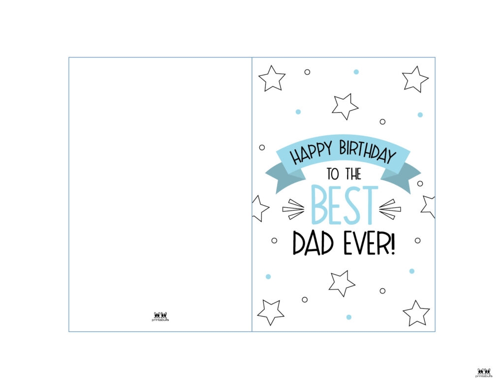 printable birthday cards for dad printable birthday cards for dad