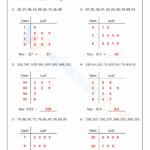 Printable Grade 4 Stem And Leaf Plot Worksheets