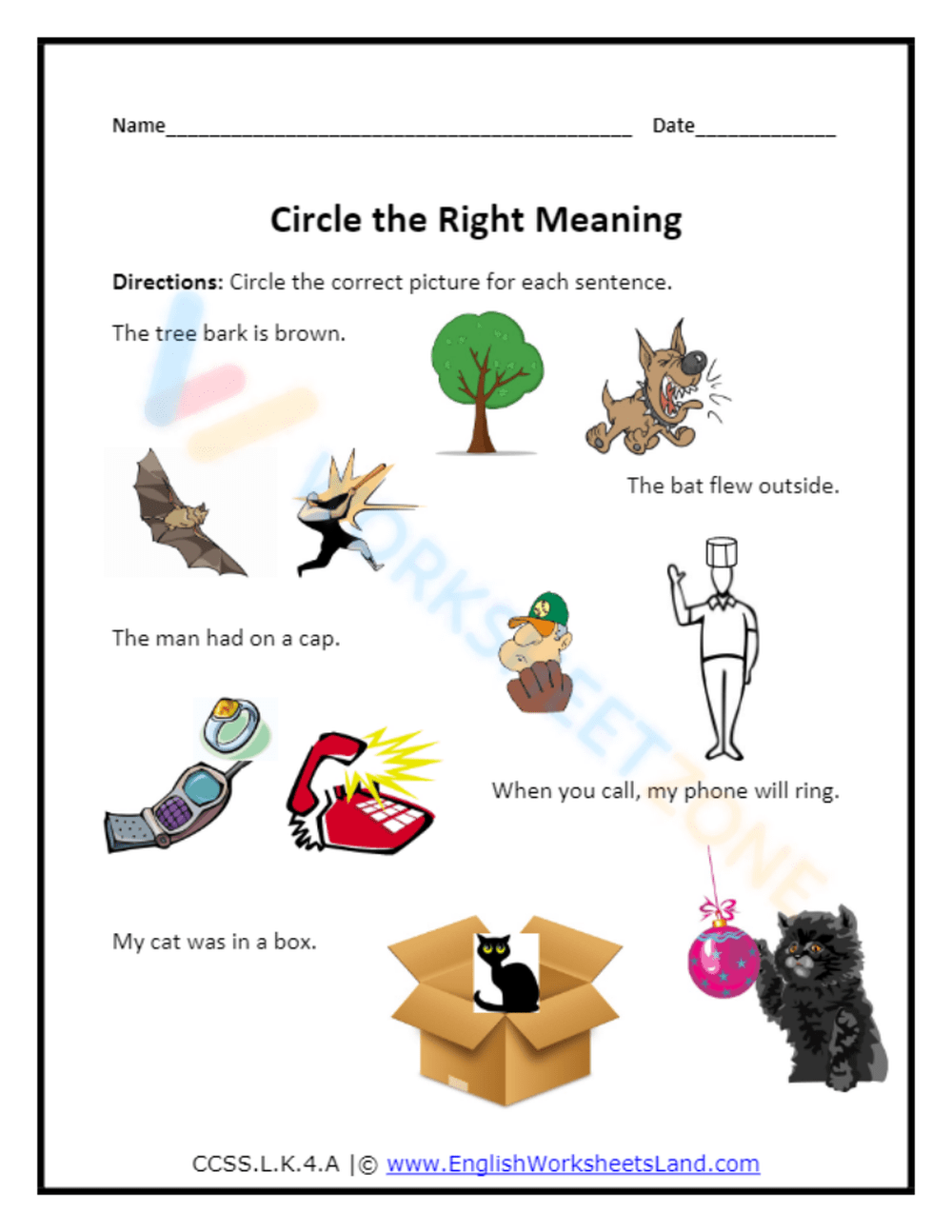 multiple meaning words worksheets