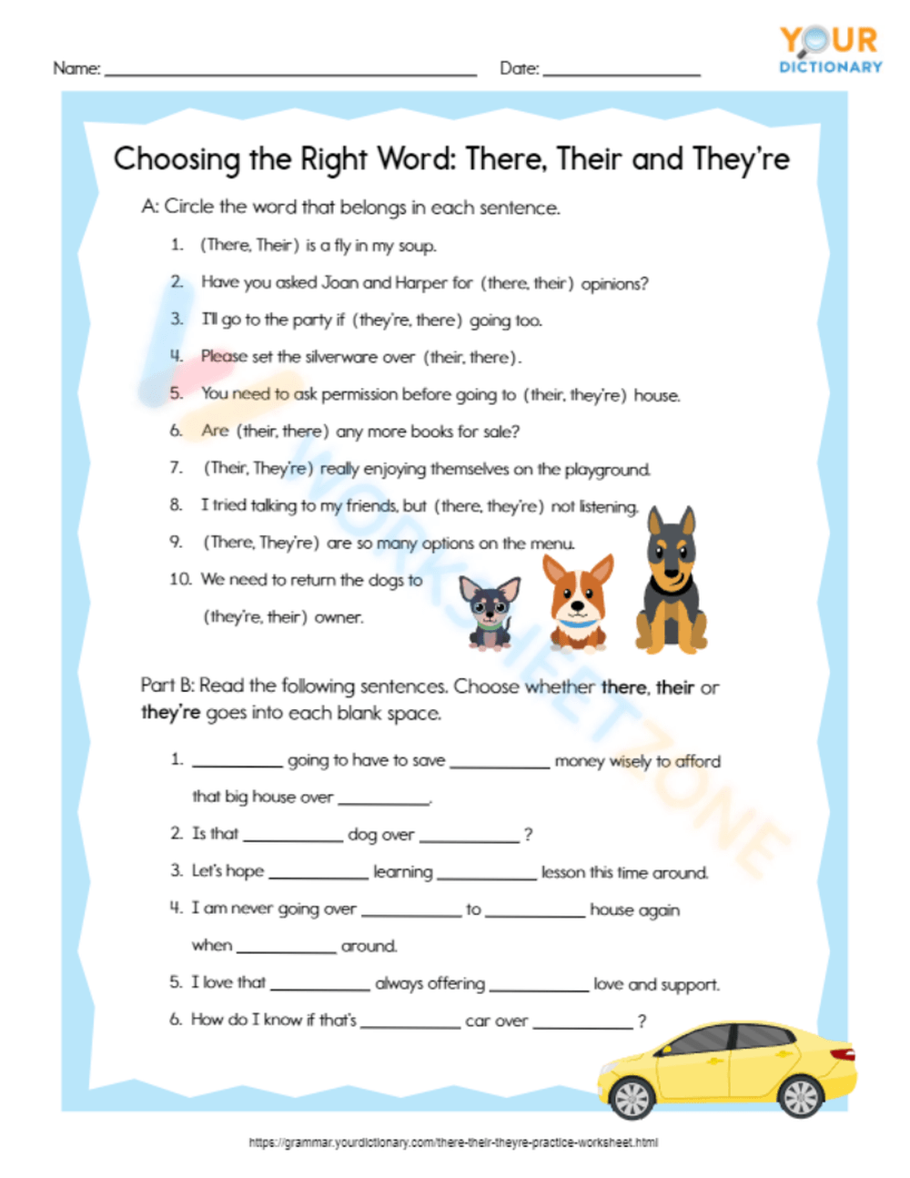 they're their there worksheet they're their there worksheet