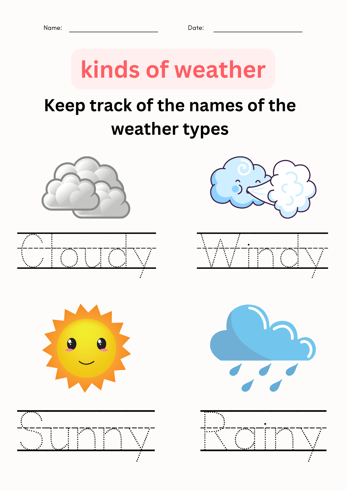 weather worksheets for kindergarten weather worksheets for kindergarten