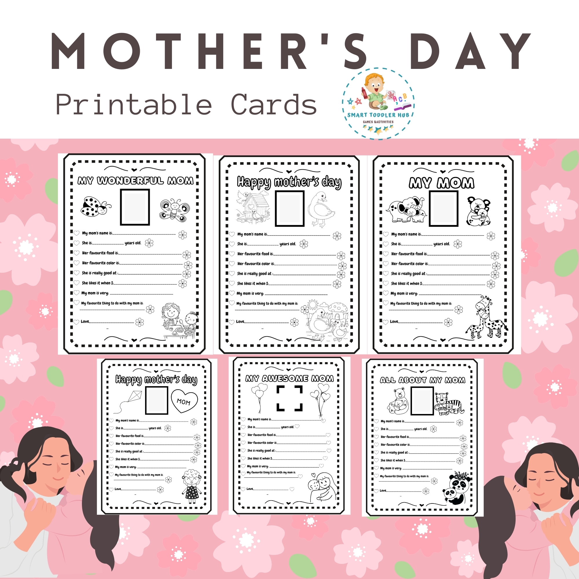 mother's day printable cards