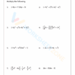 Printable Multiplying Binomials Worksheets Download