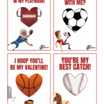 Printable Sports Themed Valentine s Day Cards I9 Sports