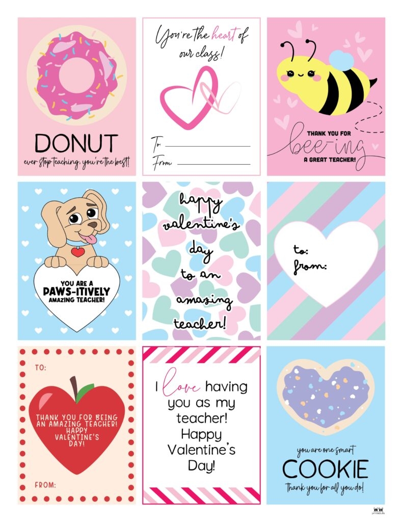 Printable Valentine s Day Cards 250 Free Printables Printabulls Printable Valentine s Day Cards 250 Free Printables Printabulls