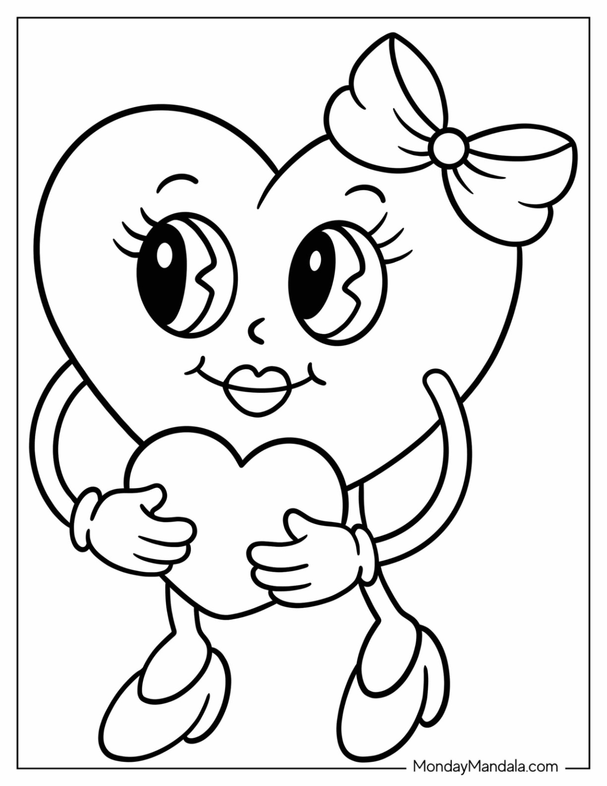 free printable valentines coloring pages pdf