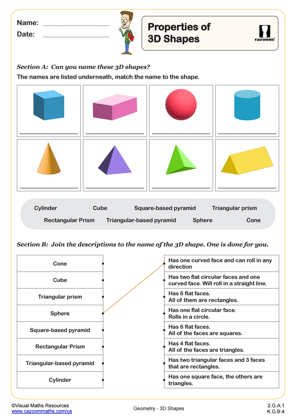 three dimensional shapes worksheets three dimensional shapes worksheets