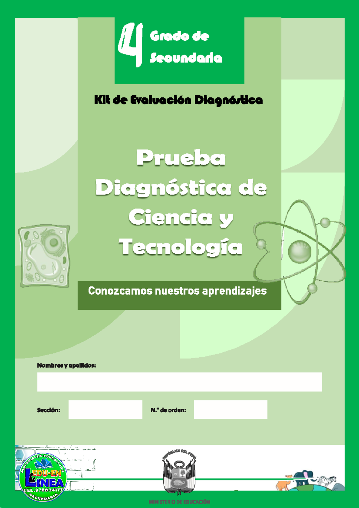 Prueba Diagn stica 4 CYT Estrategias De Respuesta 2024 Studocu
