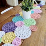 Puff Dreams Table Runner Crochet Pattern Clover Needlecraft