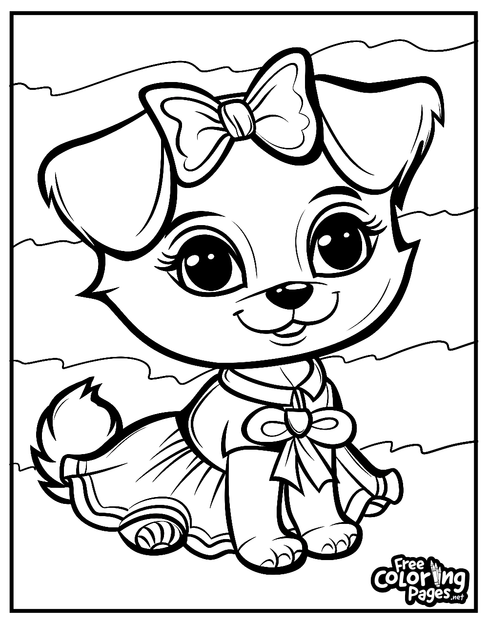 Puppy Coloring Pages Free Coloring Pages Puppy Coloring Pages Free Coloring Pages