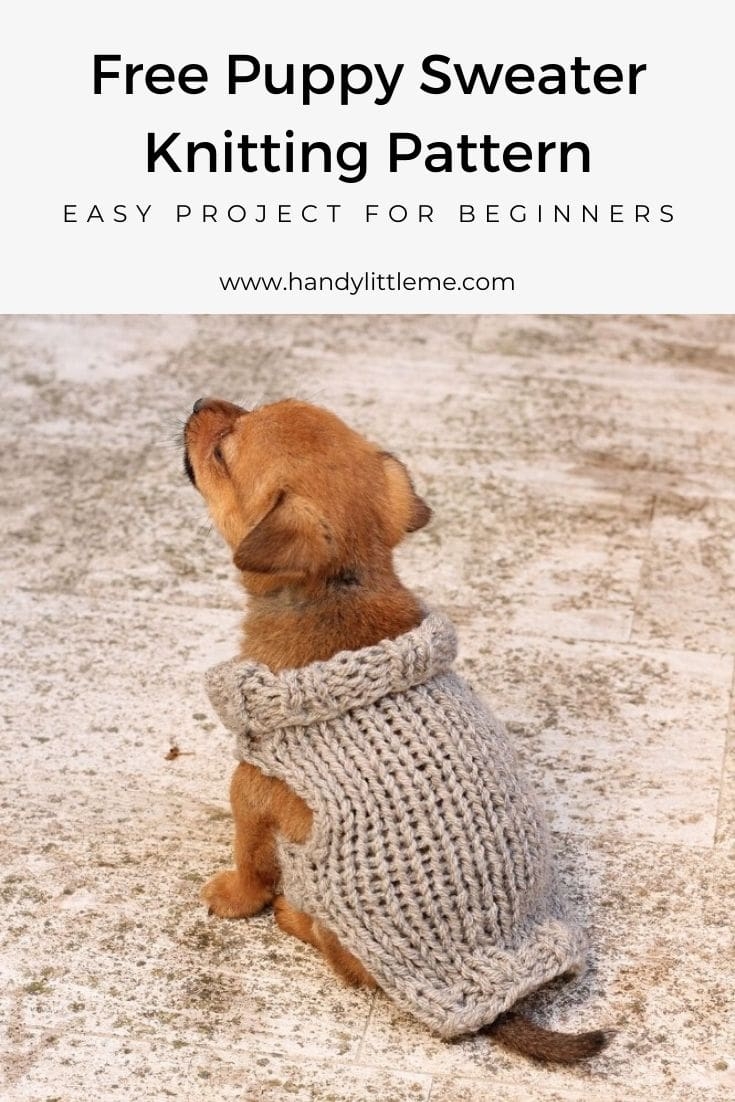 Puppy Sweater Knitting Pattern XS Puppy Handy Little Me Puppy Sweater Knitting Pattern XS Puppy Handy Little Me