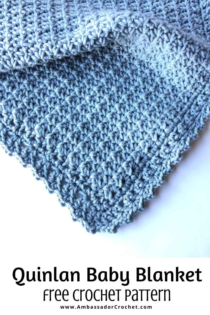 Quinlan Baby Blanket Free Crochet Pattern Ambassador Crochet