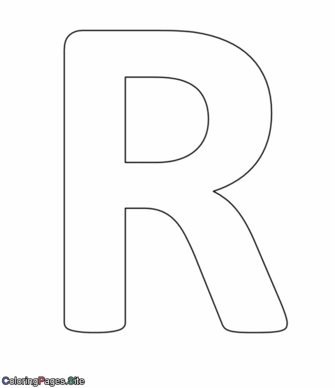 R Letter Alphabet Coloring Page Coloring Pages Online R Letter Alphabet Coloring Page Coloring Pages Online