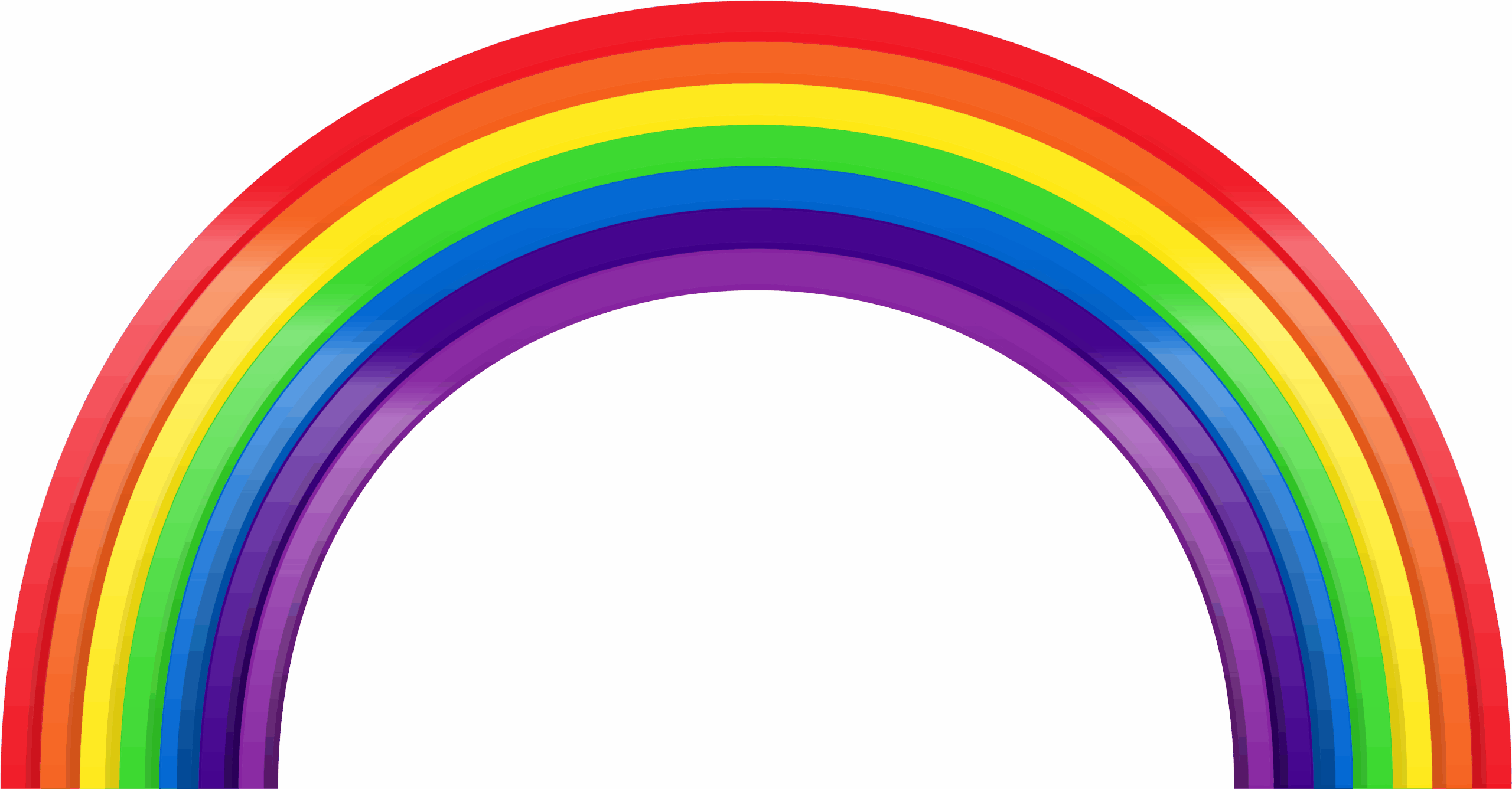 Rainbow Clip Art Cuantos Colores Tiene El Arcoiris 5168x2758 Png Clipart Download