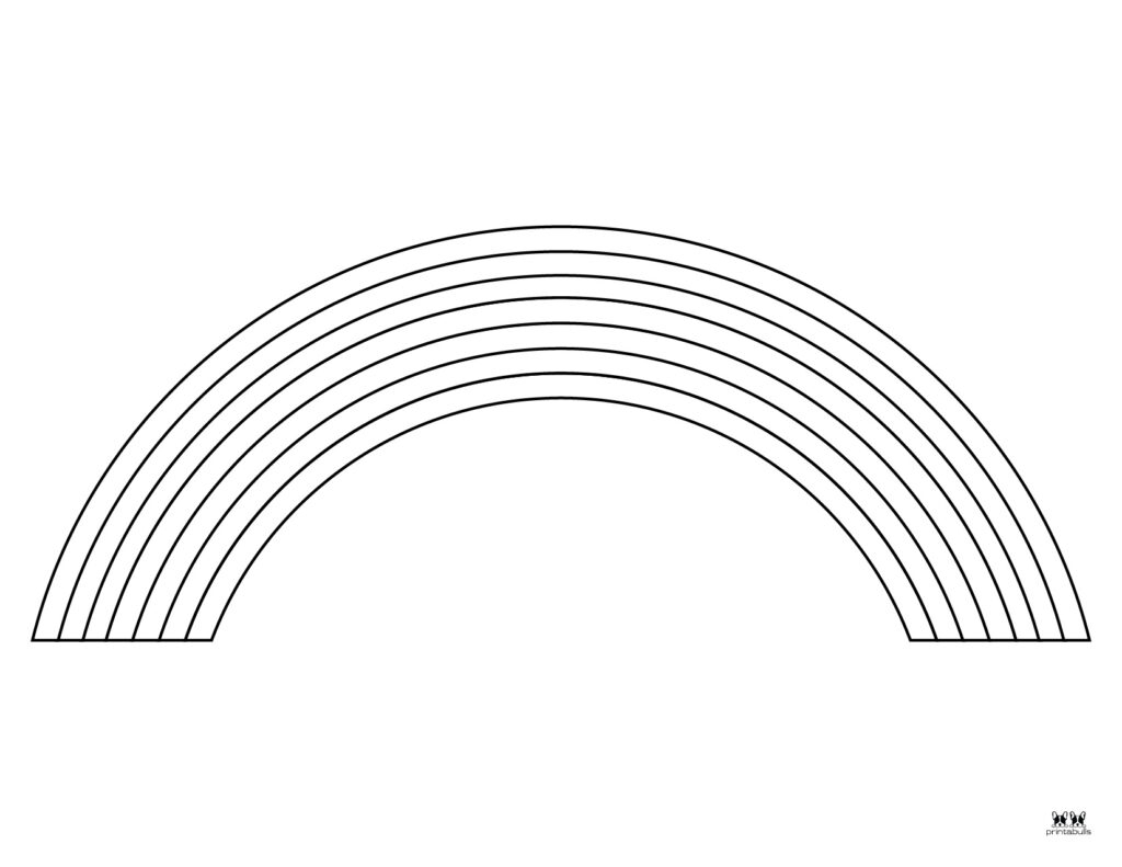 Rainbow Coloring Pages 50 FREE Printable Pages Printabulls