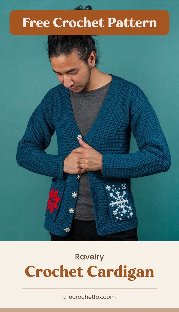 Ravelry Crochet Cardigan FREE Crochet Pattern TCF