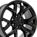 Rims For OE Wheels CV76 20 Polished Rim 6x139 7 Bolt Pattern Tahoe Silverado Replica Wheel 20x9 27 Offset 20 Inch Silverado Rims