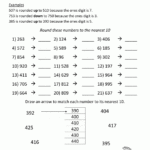 Rounding To The Nearest 10 Worksheets