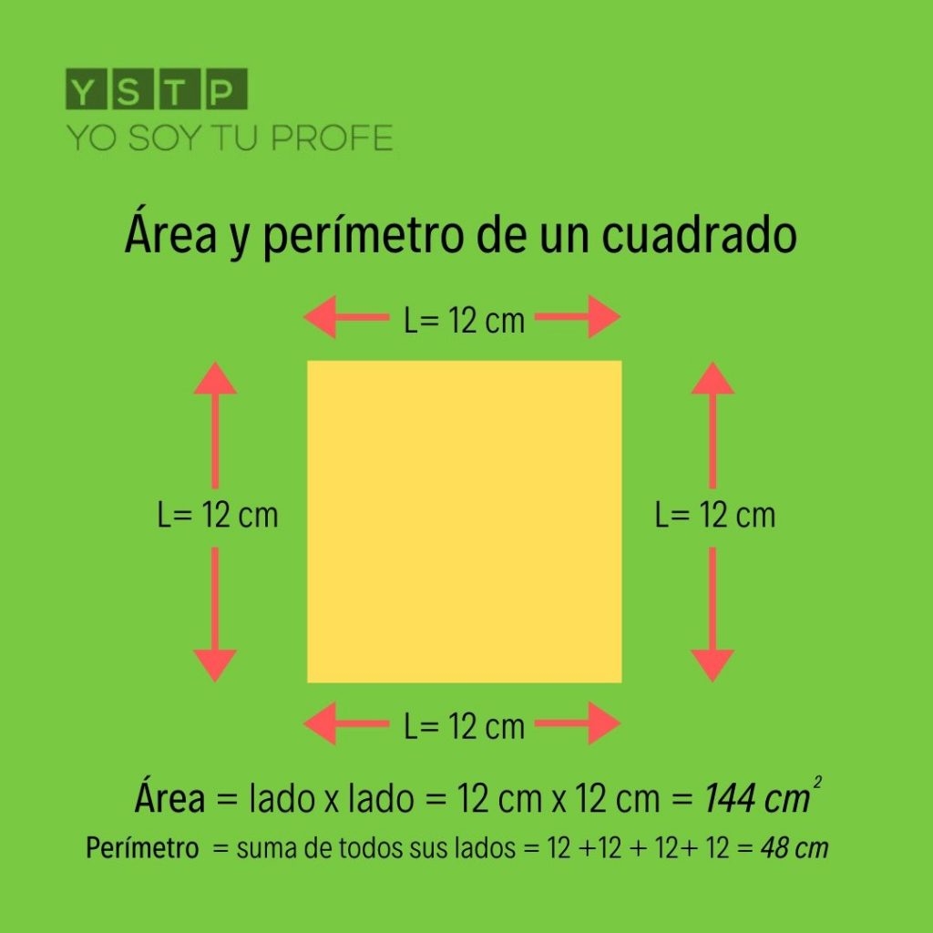Sabes Calcular El rea Y El Per metro De Un Cuadrado Yo Soy Tu Profe