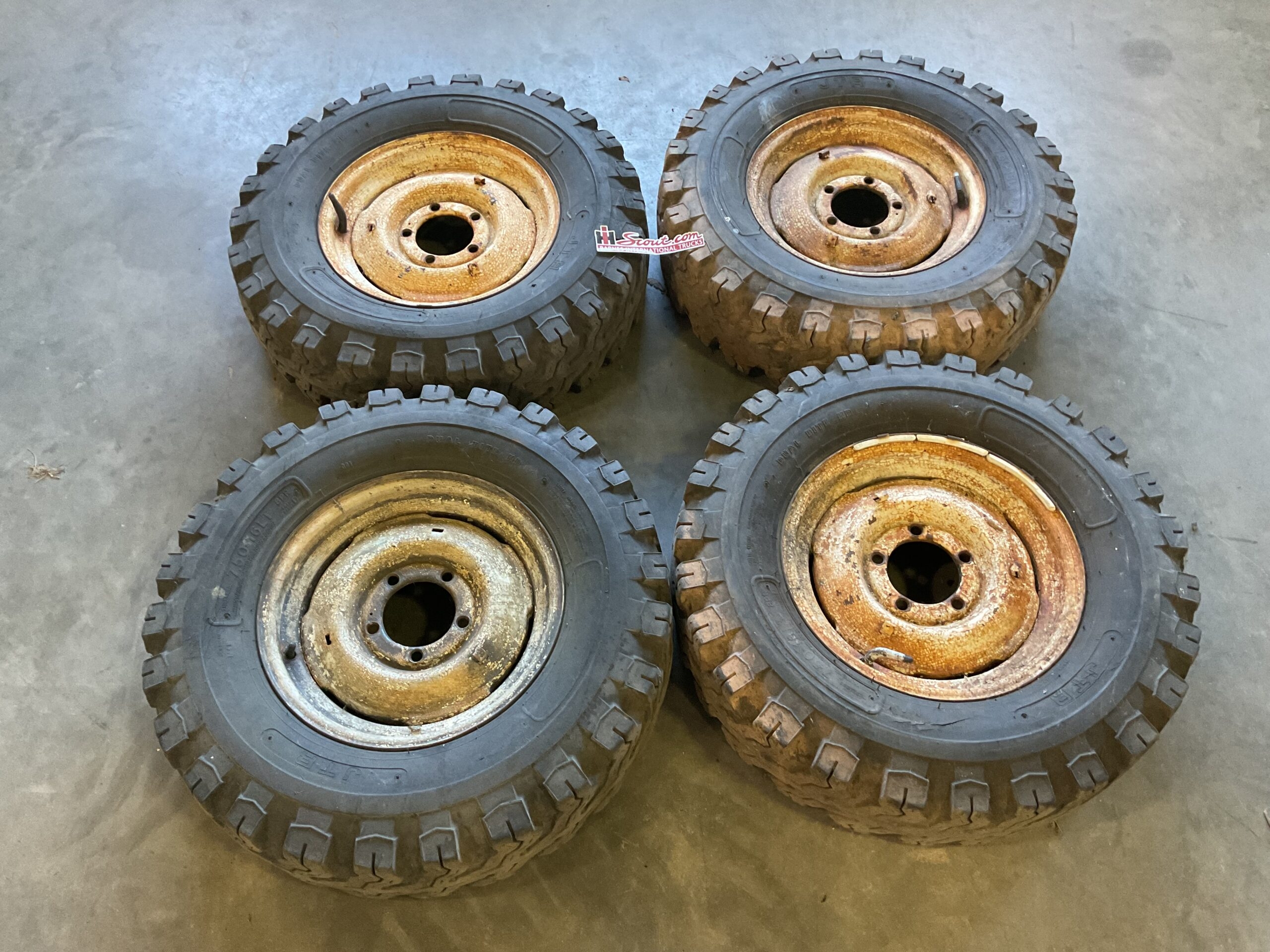 Scout 80 800 16 Wheels 5x5 5 Lug Pattern Jeep CJ Willys IH Scout