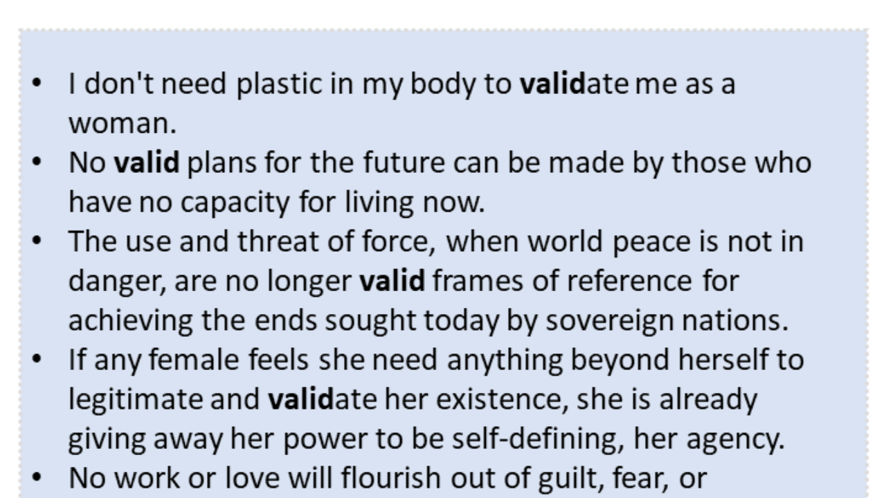 Sentences With Valid Valid In A Sentence In English Sentences For Valid English Grammar Here Sentences With Valid Valid In A Sentence In English Sentences For Valid English Grammar Here