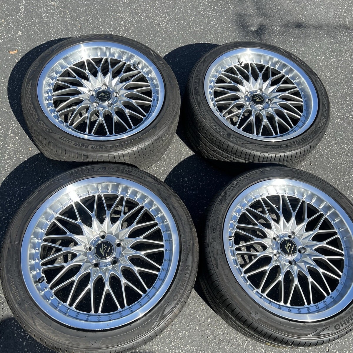 SET OF 4 WHEELS RIMS 5x108 WORK VSXV STYLE WITH TIRES 245 40R19 US SELLER EBay SET OF 4 WHEELS RIMS 5x108 WORK VSXV STYLE WITH TIRES 245 40R19 US SELLER EBay
