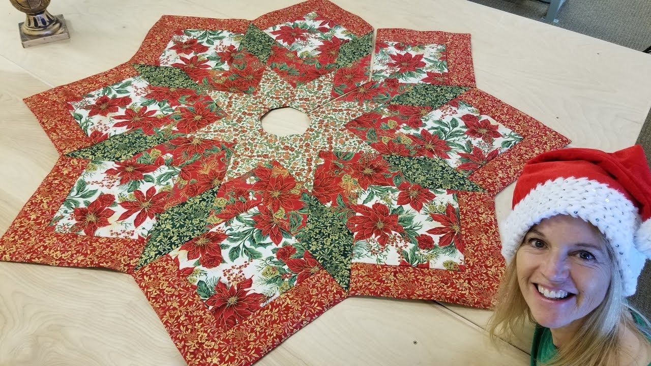SEW A CHRISTMAS TREE SKIRT YouTube SEW A CHRISTMAS TREE SKIRT YouTube