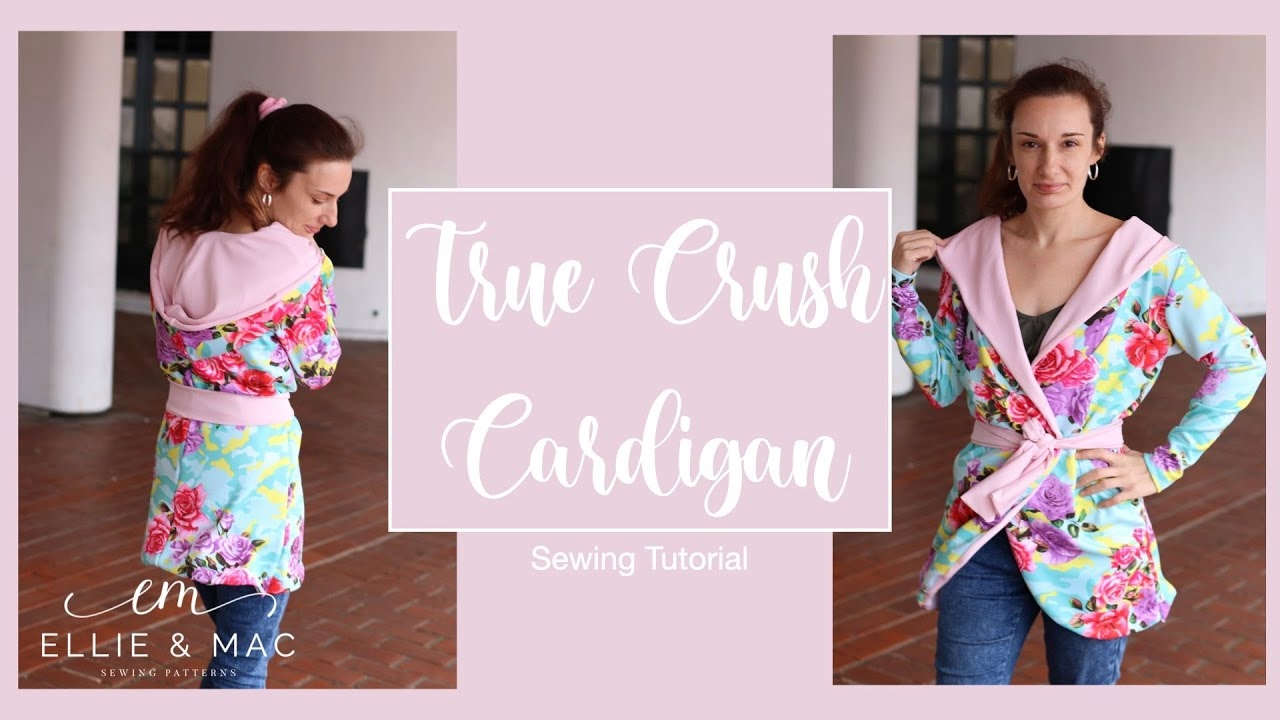 Sew Easy Trendy Cardigan Sewing Pattern Fast Sewing Tutorial Ellie And Mac YouTube