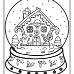 Shake Things Up With Snow Globe Coloring Pages